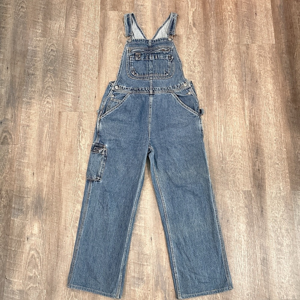 Duluth Trading Co Overalls Denim 90s Streetwear Retro Workwear Women's S X 31